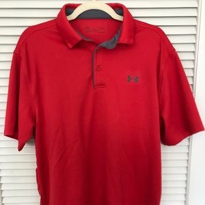 Mens Under Armour Golf Shirt Size L
